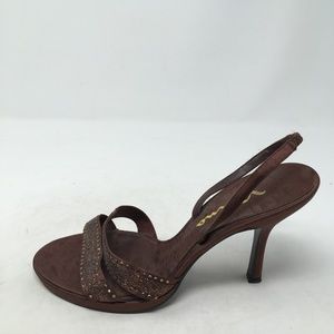 NINA BROWN HEELS 8.5M